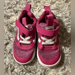 Vans Kids Fuchsia Glitter Sneakers